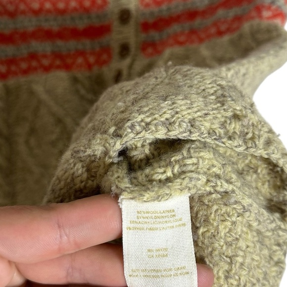 Free People | Fair Isle Wool Cap Sleeve Sweater | Size XS - Picture 4 of 5